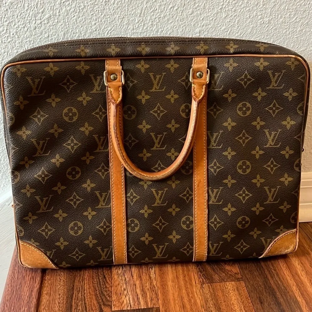 Louis Vuitton Monogram Porte Documents Bag - 💼 Voyage Laptop Case 👜 - Picture 5 of 16